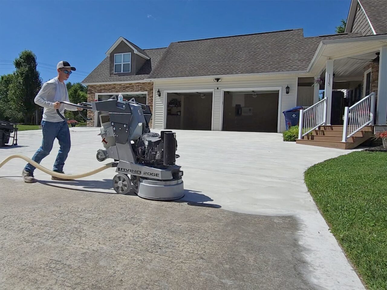 Epoxy Driveway Prep