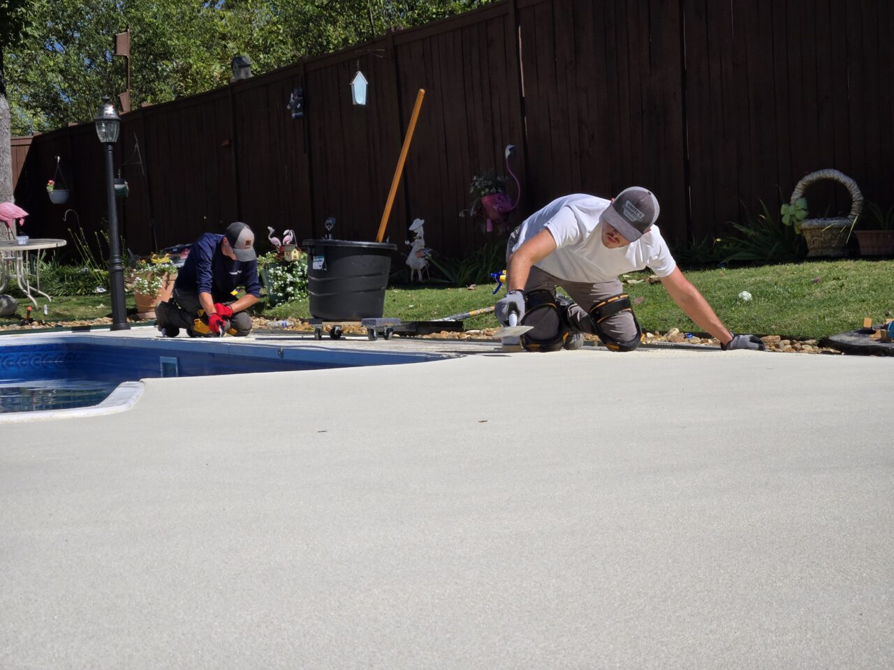 Pool Deck Installation Photo